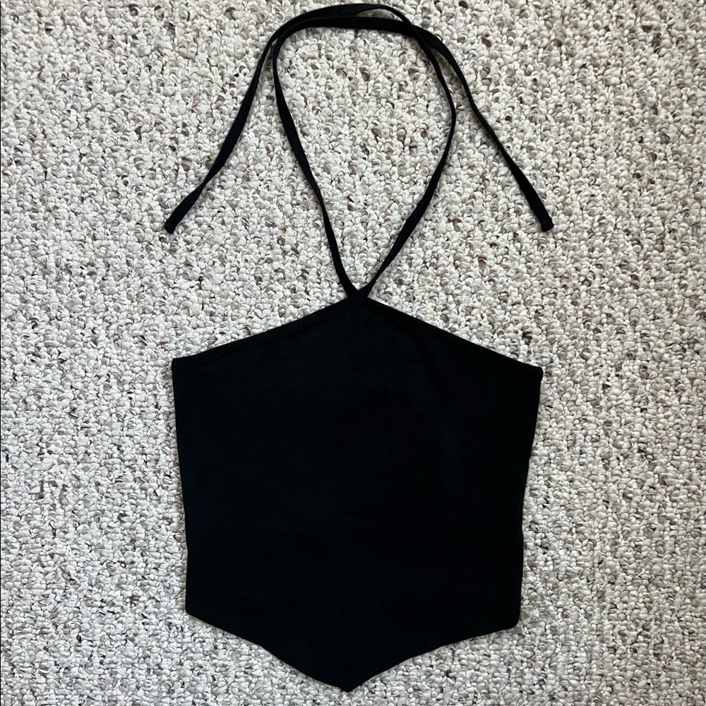 Crop halter top - Picture 1 of 3